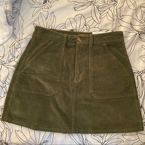 american eagle corduroy skirt